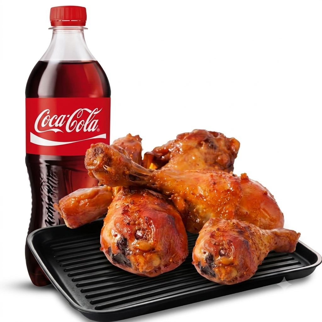 04 Nogui frit + Mini Coca Cola